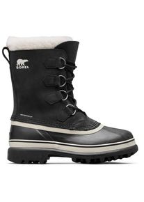Winterschuhe Sorel Caribou WP Damen (Gr 40 |schwarz |wasserdicht)