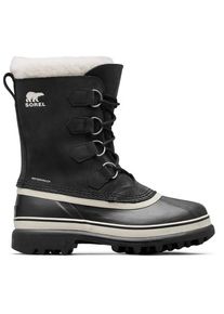 Winterschuhe Sorel Caribou WP Damen (Gr 41,5 |schwarz |wasserdicht)
