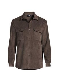 LANDS' END Cord-Hemd, Herren,  Braun, by Lands' End