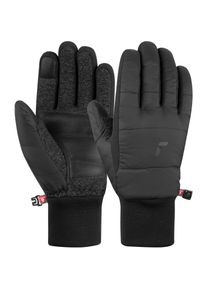 Reusch Stratos Touch-Tec Handschuh Herren - schwarz - Gr. 9 1/2 - Polyester/Polyamid/Polyurethan