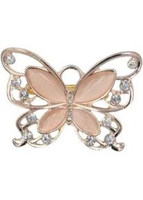 Brosche Firetti "Schmuck Geschenk Ansteckschmuck Schmetterling", rosa, Broschen, Damen, Metall, Brosche