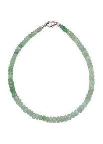 Armband Firetti "Schmuck Geschenk Silber 925 Armschmuck Armkette Edelstein" Gr. 19, bunt (silberfarben, gr&uuml;n, gr&uuml;n), Armb&auml;nder, Damen, 19, Silber 925 (Sterlingsilber), Armband, Made in Germany - mit Chrysopras