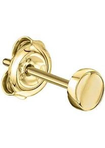 Single-Ohrstecker Firetti "Schmuck Geschenk Gold 333 Ohrschmuck einzeln Scheibe", gold (gelbgoldfarben), Ohrringe, Damen, 3,6mm, Gelbgold 333