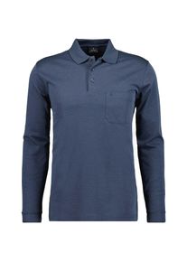 Ragman Soft Knit Polo Knopf Langarm Herren Poloshirt