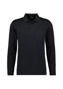 Ragman Soft Knit Polo Knopf Langarm Herren Poloshirt