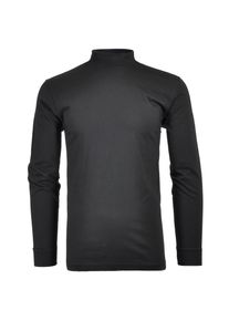 Ragman Langarm Basic Stehkragen Regular Fit Herren Longsleeve
