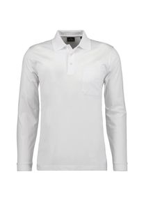Ragman Soft Knit Polo Knopf Langarm Herren Poloshirt