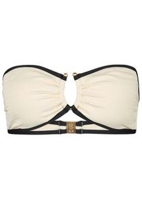 Bikini Top Seafolly Beach Bound Ring Front Bandeau Damen (Gr 36 |wei&szlig;)