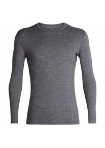 Icebreaker 200 Oasis L/S Crewe Merinounterw&auml;sche Men (Gr&ouml;&szlig;e L |grau)