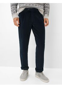 Eurex By Brax Herren Bundfaltenhose Style LUIS NAVY, dunkelblau, Gr. 52