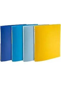 Exacompta BEE BLUE 15 mm Ringbuch PP (Polypropylen) Recycelt DIN A4 4 Ringe Farbig sortiert 4 St&uuml;ck
