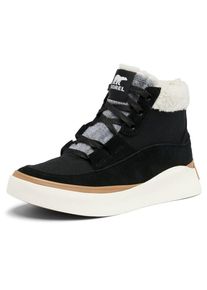 Sorel Out n About IV Mid Sneaker WP Freizeitstiefel Damen (Gr 42 |schwarz |wasserdicht)