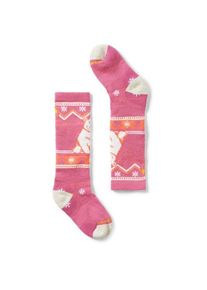 Smartwool Wintersport Full Cushion Bear Pattern OTC Multifunktionssocken Kinder Ski (Gr M |rosa)