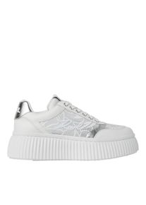 K by KARL LAGERFELD Karl Lagerfeld Low-Top Sneaker - KREEPER ORCHIDEEN-SNEAKERS - Gr. 36 (EU) - in Wei&szlig; - f&uuml;r Damen