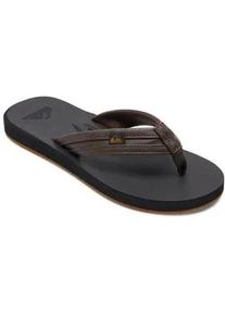 Sandale Quiksilver "Carver Squish", Herren, Gr. 11 (44), braun (braun, schwarz, braun), Obermaterial:Obermaterial: Synthetikmaterial / Futter: Textil / Au&szlig;ensohle: Gummi;, Schuhe Sandale