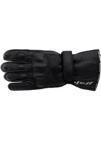 Roleff Racewear Motorradhandschuhe ROLEFF "RO 44" Gr. XL, schwarz, Handschuhe, Damen, XL, Obermaterial: 100% Rindsleder. Innenfutter: 100% Polyester, Klettverschluss