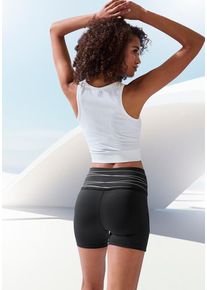 Vivance ACTIVE Shorts mehrfarbig Gr. XS (32/34) für Damen. Mit Druck. Eng