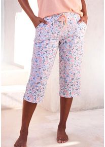 Vivance Dreams Caprihose mehrfarbig Gr. 32/34 für Damen. Mit Allover-Druck. Bequem. Nachhaltig.