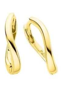 Paar Creolen Bruno Banani "Schmuck Geschenk Silber 925 Ohrschmuck Ohrringe", gold (gelbgoldfarben), Ohrringe, Damen, Silber 925 (Sterlingsilber)