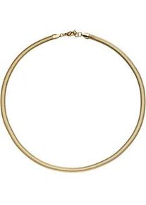 Kette ohne Anh&auml;nger Jobo, gold (goldfarben), Halsketten, Damen, Edelstahl, L: 45, Edelstahl goldfarben 45 cm