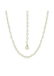 Armband Firetti "Schmuck Geschenk Silber 925 Armschmuck Armkette Fantasie Herz" Gr. 19, gold (gelbgoldfarben), Armb&auml;nder, Damen, 19, Silber 925 (Sterlingsilber), Armband, Made in Germany