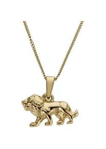 Kettenanh&auml;nger Firetti "Schmuck Geschenk Gold 333 Halsschmuck Anh&auml;nger f&uuml;r Halskette L&ouml;we" Gr. S, gold (gelbgoldfarben), Schmuckanh&auml;nger, Damen, S, Gelbgold 333, 0,4 g, Kettenanh&auml;nger