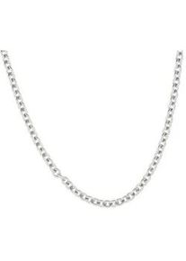 Edelstahlkette Firetti "Schmuck Geschenk Ankerkettengliederung, 2,9 mm breit" Gr. 45, silber (edelstahlfarben), Halsketten, Damen, 45, Edelstahl, B: 2,9mm, Edelstahlkette, Made in Germany, B:2,9mm