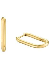 Paar Creolen s.Oliver "2033906", gold (gelbgoldfarben), Ohrringe, Damen, Edelstahl