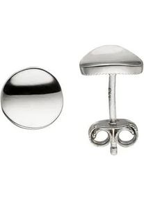 Paar Ohrstecker Jobo, wei&szlig; (wei&szlig;gold 333), Ohrringe, Damen, 7,5mm, Wei&szlig;gold 333, 333 Wei&szlig;gold 7,5 mm