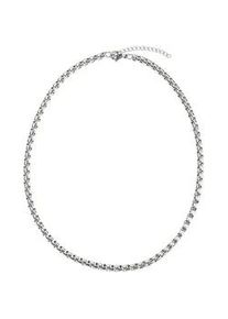 Collierkettchen Firetti "Schmuck Geschenk Edelstahl Venezianerkettengl. 5,0 mm breit", silber (silberfarben), Halsketten, Damen, Edelstahl, L: 50 B: 5mm, Made in Germany, B:5mm