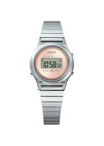 Chronograph Casio VINTAGE, silber (edelstahlfarben, ros&eacute;goldfarben), Armbanduhren, Damen, Chronograph, Quarzuhr, Armbanduhr, Damenuhr, Edelstahlarmband,digital,Stoppfunktion