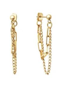 Paar Ohrstecker Firetti "Schmuck Geschenk Ohrschmuck Ohrringe", gold (gelbgoldfarben), Ohrringe, Damen, Edelstahl