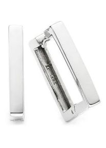 Paar Creolen Bruno Banani "Schmuck Geschenk Silber 925 Ohrschmuck Ohrringe", silber (silberfarben), Ohrringe, Damen, Silber 925 (Sterlingsilber)