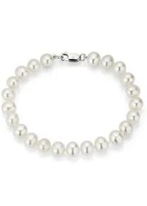 Perlenarmband Firetti "Schmuck Geschenk Armschmuck Armkette Perle", bunt (silberfarben, wei&szlig;), Armb&auml;nder, Damen, 19cm, Perlen Silber 925 (Sterlingsilber), Perlen, Silber 925 (Sterlingsilber), Perlenarmband, Made in Germany - mit S&uuml;&szlig;wasserzuchtperle