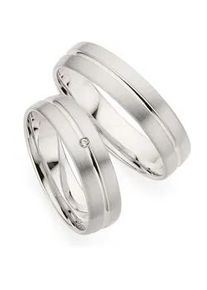 Phoenix Trauring PH&Ouml;NIX "Schmuck Geschenk Silber 925 Trauring Ehering LIEBE versch. Varianten" Gr. 69, silber (silberfarben), Fingerringe, Damen, 69, ohne Brillant, Silber 925 (Sterlingsilber), 5mm, Trauring, Made in Germany - wahlweise mit oder ohne Brillant