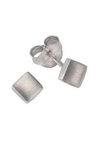 Paar Ohrstecker Firetti "Schmuck Geschenk Silber 925 Ohrschmuck Viereck Quadrat", silber (silberfarben), Ohrringe, Damen, Silber 925 (Sterlingsilber)