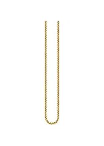 Collierkettchen Thomas Sabo "Venezianerkettengliederung, 1,0 mm breit" Gr. 50, gold (gelbgoldfarben), Halsketten, Damen, 50, Silber 925 (recycelt)