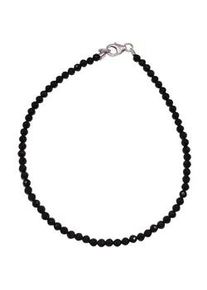 Armband Firetti "Schmuck Geschenk Silber 925 Armschmuck Armkette Edelstein" Gr. 17, silber (silberfarben, schwarz, schwarz), Armb&auml;nder, Damen, 17, Silber 925 (Sterlingsilber), Armband, Made in Germany - mit Spinell