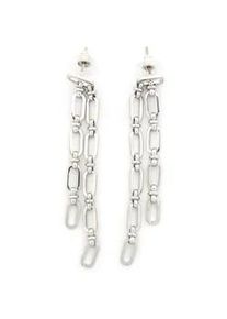 Paar Ohrh&auml;nger Firetti "Ohrschmuck Kettenglieder gro&szlig;", bunt (silberfarben, beere, dunkelblau, lila, gelb, rosa, siam, gr&uuml;n), Ohrringe, Damen, Metall