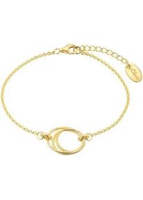 Armband s.Oliver "2037824", gold (gelbgoldfarben), Armb&auml;nder, Damen, 20cm, Silber 925 (Sterlingsilber), Armband