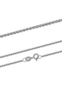 Collierkettchen Firetti "Schmuck Geschenk Silber 925 Zopfkettengliederung 1,5 mm breit" Gr. 45, silber (silberfarben), Halsketten, Damen, 45, Silber 925 (Sterlingsilber), B: 1,5mm, B:1,5mm