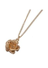 Kette mit Anh&auml;nger Firetti "Schmuck Geschenk Rose", gold (gelbgoldfarben), Halsketten, Damen, Messing, L: 50, Made in Germany