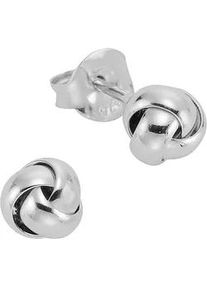 Paar Ohrstecker Firetti "Schmuck Geschenk Silber 925 Ohrschmuck Knoten", silber (silberfarben), Ohrringe, Damen, 6mm, Silber 925 (Sterlingsilber)