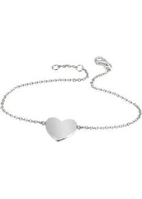 Armband Firetti "Schmuck Geschenk Silber 925 Armschmuck Armkette Herz", silber (silberfarben), Armb&auml;nder, Damen, 18cm, Silber 925 (Sterlingsilber), Armband