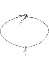 Fu&szlig;kette Firetti "Schmuck Geschenk Silber 925 K&ouml;rperschmuck Flamingo Venezianerkette", silber (silber, 925), Fu&szlig;ketten, Damen, Silber 925 (Sterlingsilber)