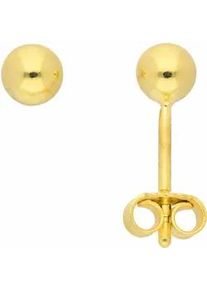 Adelia&acute;s Paar Ohrh&auml;nger ADELIA ́S "1 Paar 333 Gold Ohrringe / Ohrstecker &Oslash; 4 mm", gold, Ohrringe, Damen, Damen, Gold, 333 Gold Goldschmuck f&uuml;r Damen