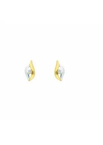 Adelia&acute;s Paar Ohrh&auml;nger ADELIA ́S "1 Paar 333 Gold Ohrringe / Ohrstecker mit Zirkonia", gold, Ohrringe, Damen, Damen, Gold, 333 Gold mit Zirkonia Goldschmuck f&uuml;r Damen