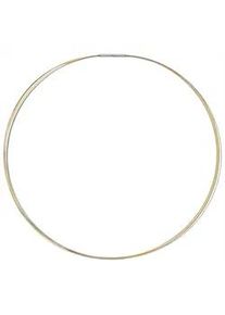 Halsreif Jobo, gold (goldfarben), Halsketten, Damen, Edelstahl, L: 45, 5-reihig Bicolor-Optik 45 cm