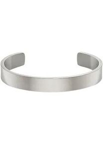 Armspange Bruno Banani "Schmuck Geschenk Armschmuck", silber (edelstahlfarben), Armb&auml;nder, Damen, Edelstahl, Armspange