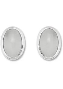 Paar Ohrh&auml;nger ONE ELEMENT "imit. Mondstein Ohrringe Ohrstecker aus 925 Silber", silber, Ohrringe, Damen, Damen, Silber 925 (Sterlingsilber), Leicht zu kombinieren &ndash; klare Linien mit feinem Funkeln